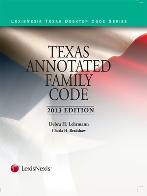 cover image of Texas Annotated Family Code